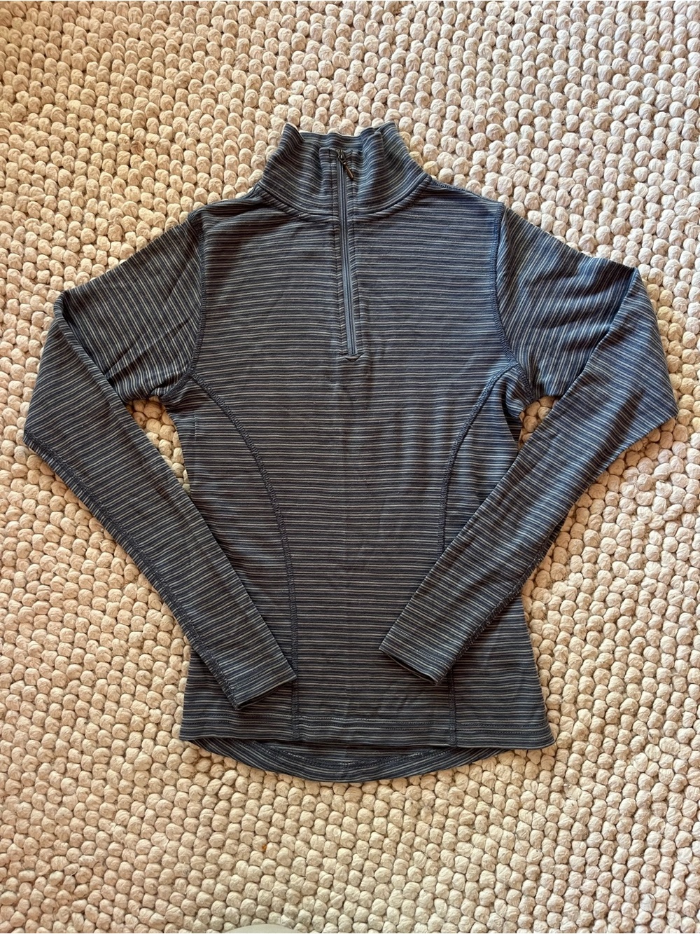 Swartwool thick quarter zip under layer.